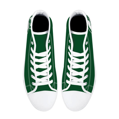 MICHIGAN STATE SPARTANS - Mens High Top Canvas Shoes - MONOCHROMATIC