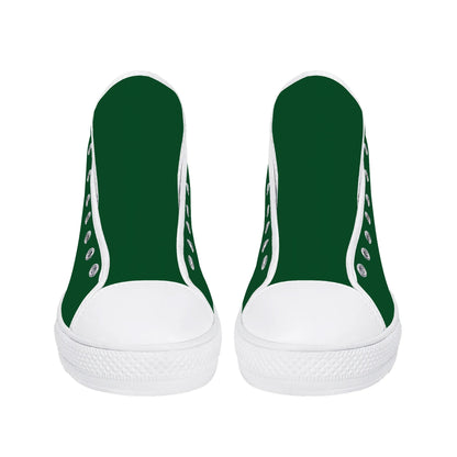 MICHIGAN STATE SPARTANS - Mens High Top Canvas Shoes - MONOCHROMATIC