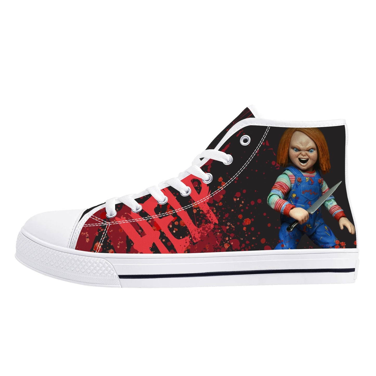 Halloween; "Chucky" Unleashed - Mens High Top Canvas Shoes