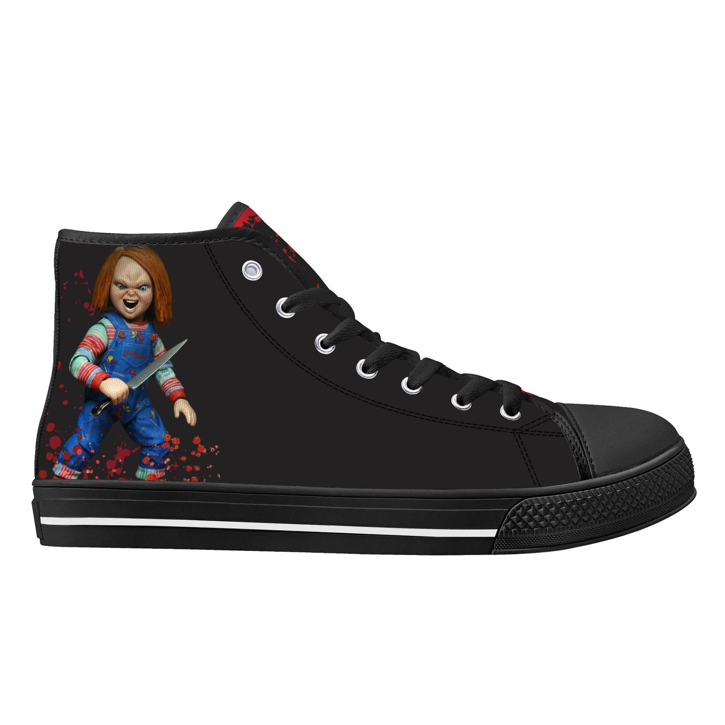 Halloween; "Chucky" Unleashed - Mens High Top Canvas Shoes