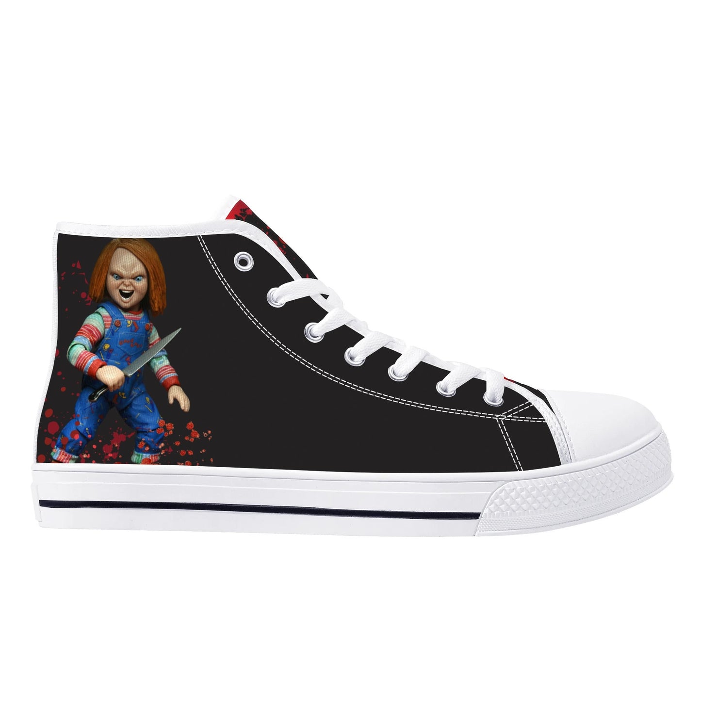 Halloween; "Chucky" Unleashed - Mens High Top Canvas Shoes