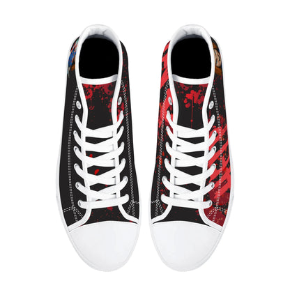 Halloween; "Chucky" Unleashed - Mens High Top Canvas Shoes