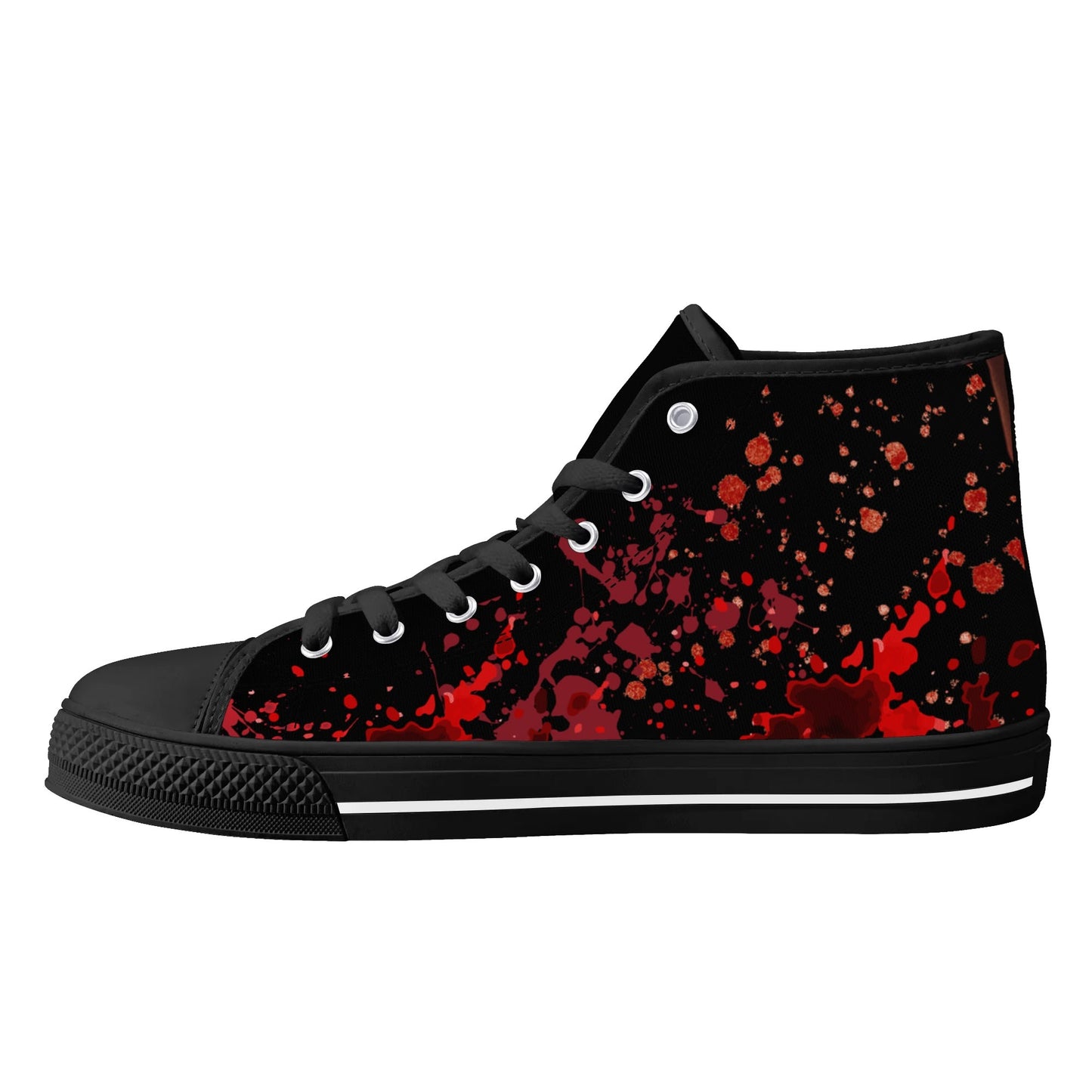 Halloween; "Texas Chainsaw Massacre" - Mens High Top Canvas Shoes