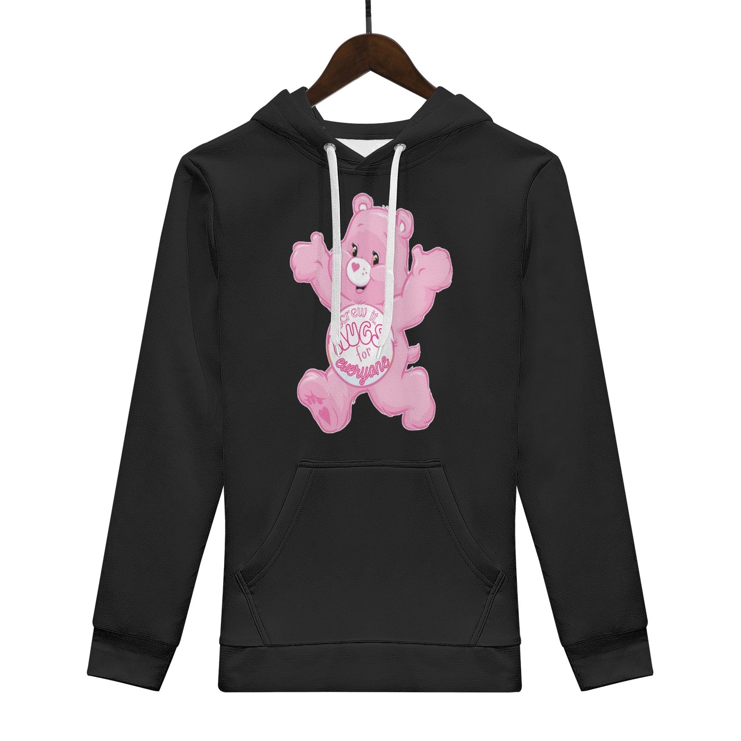 Mens All Over Print Warm Velvets Pair Of Hoodie