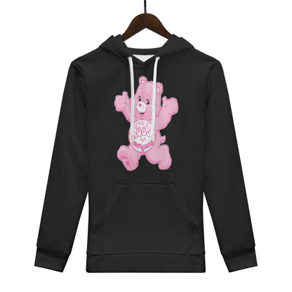 Mens All Over Print Warm Velvets Pair Of Hoodie