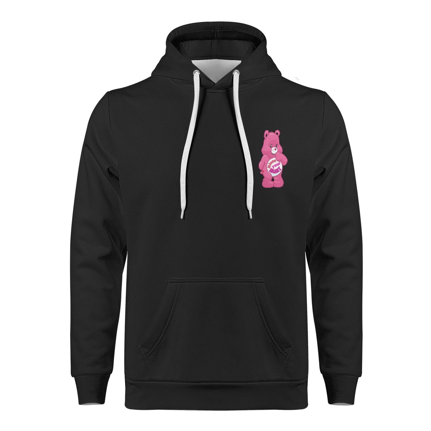 Mens All Over Print Warm Velvets Pair Of Hoodie