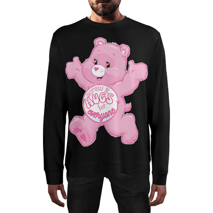 "Hugs for EVERYONE" CareLESS Adult Print Sweater Casual Loose Pullover Sweatshirt
