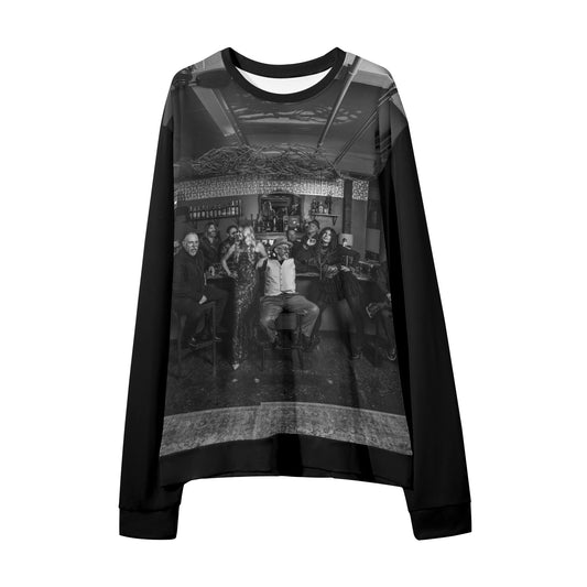 Unisex Adult Print Sweater Casual Loose Pullover Sweatshirt