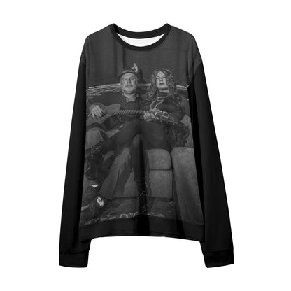 Unisex Adult Print Sweater Casual Loose Pullover Sweatshirt