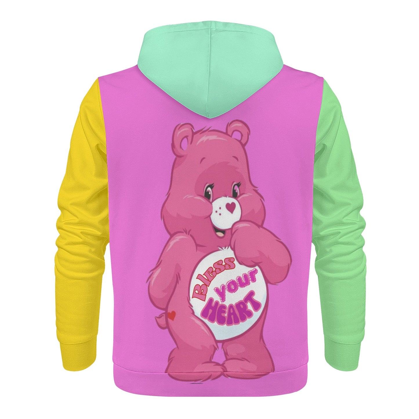 "Bless Your Heart" CareLESS Bears - All Over Print Warm Velvets Pair Of Hoodie