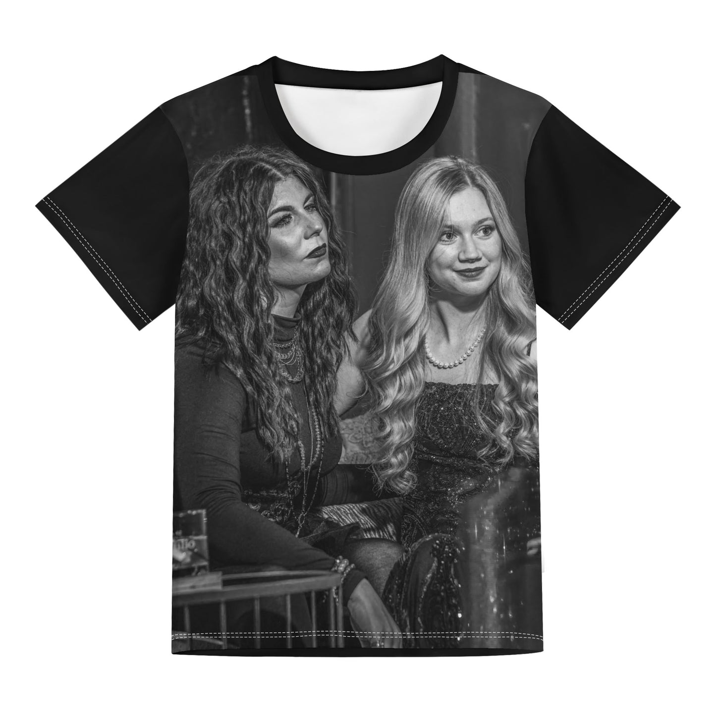 Childrens Loose Fit Short Sleeve T-Shirt Pull on Tees