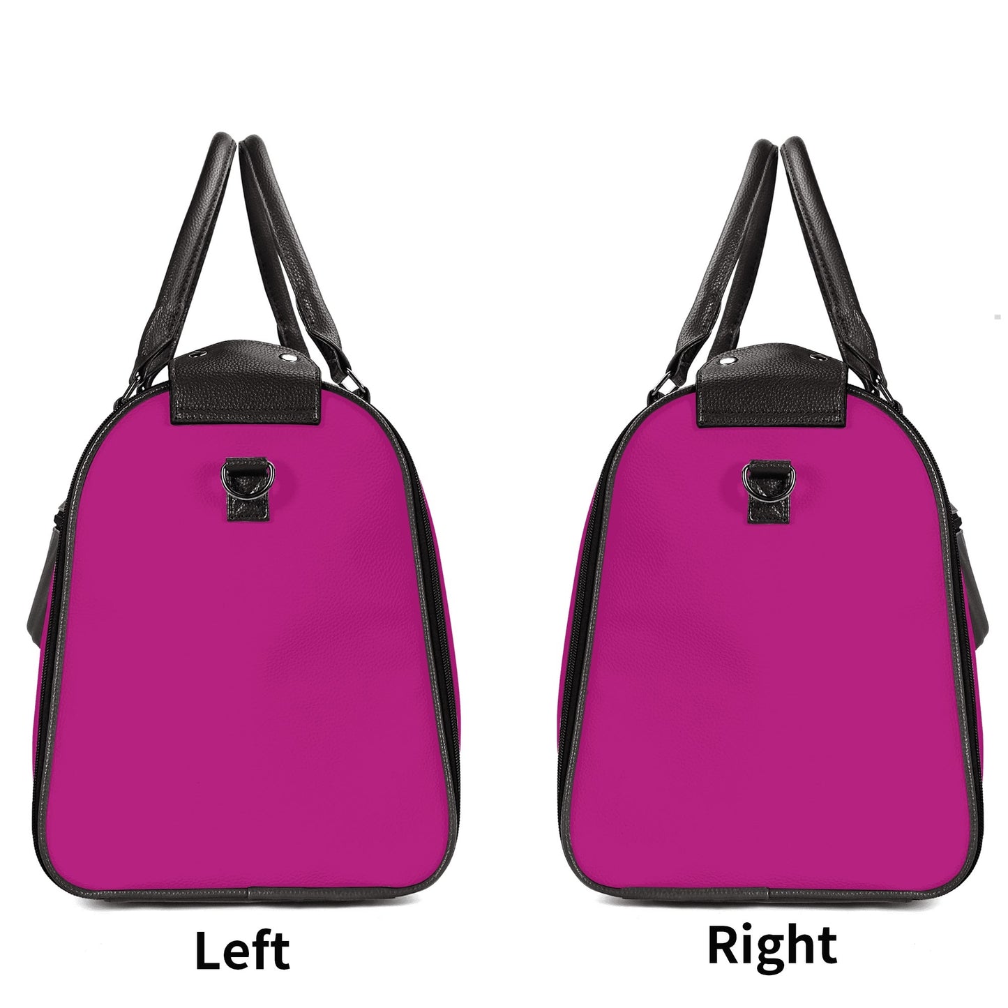Personalized Leather Duffle Bag Foldable Travel Bag