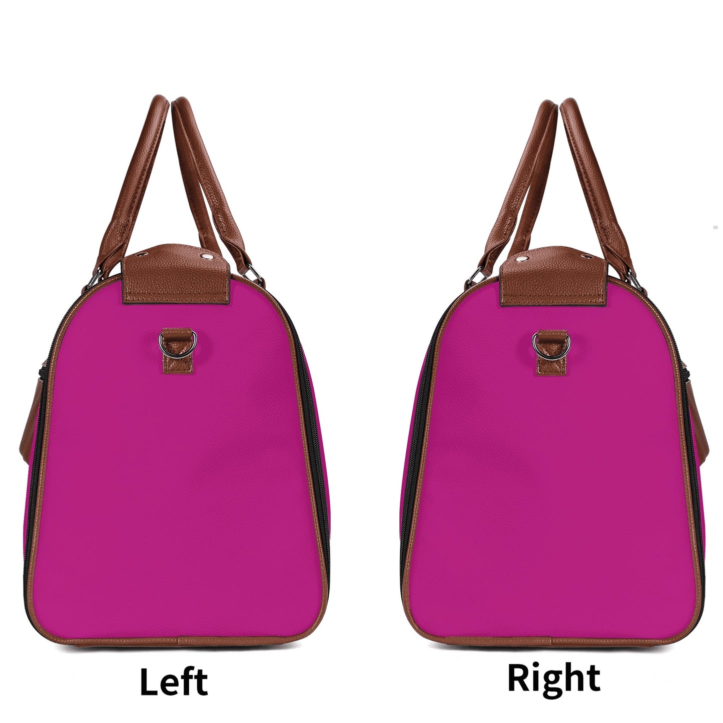 Personalized Leather Duffle Bag Foldable Travel Bag