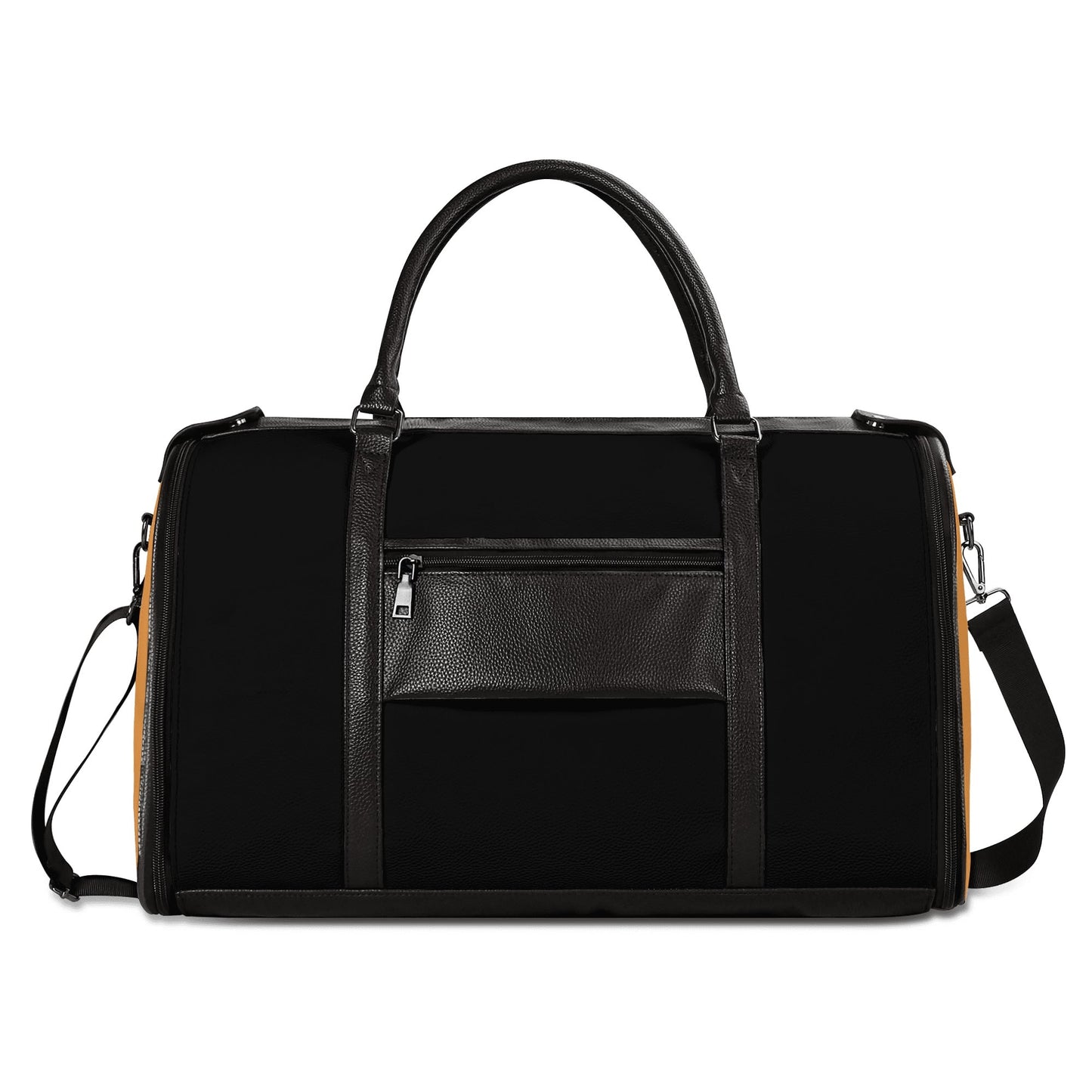 Personalized Leather Duffle Bag Foldable Travel Bag