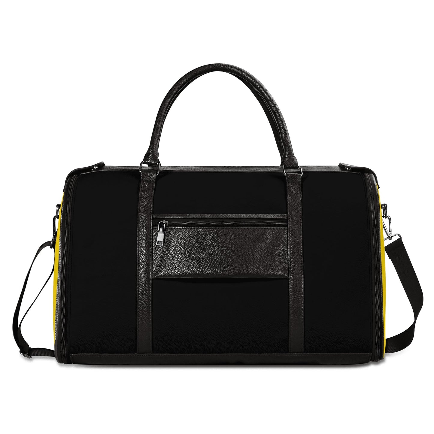 Personalized Leather Duffle Bag Foldable Travel Bag