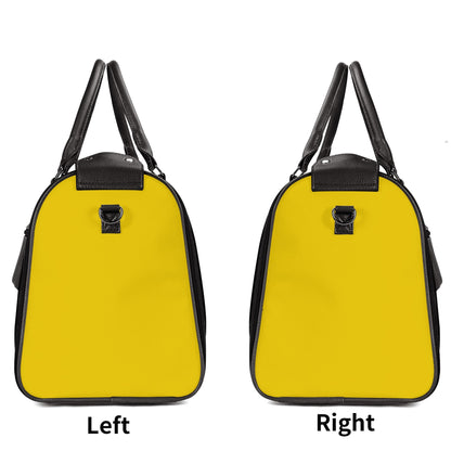 Personalized Leather Duffle Bag Foldable Travel Bag