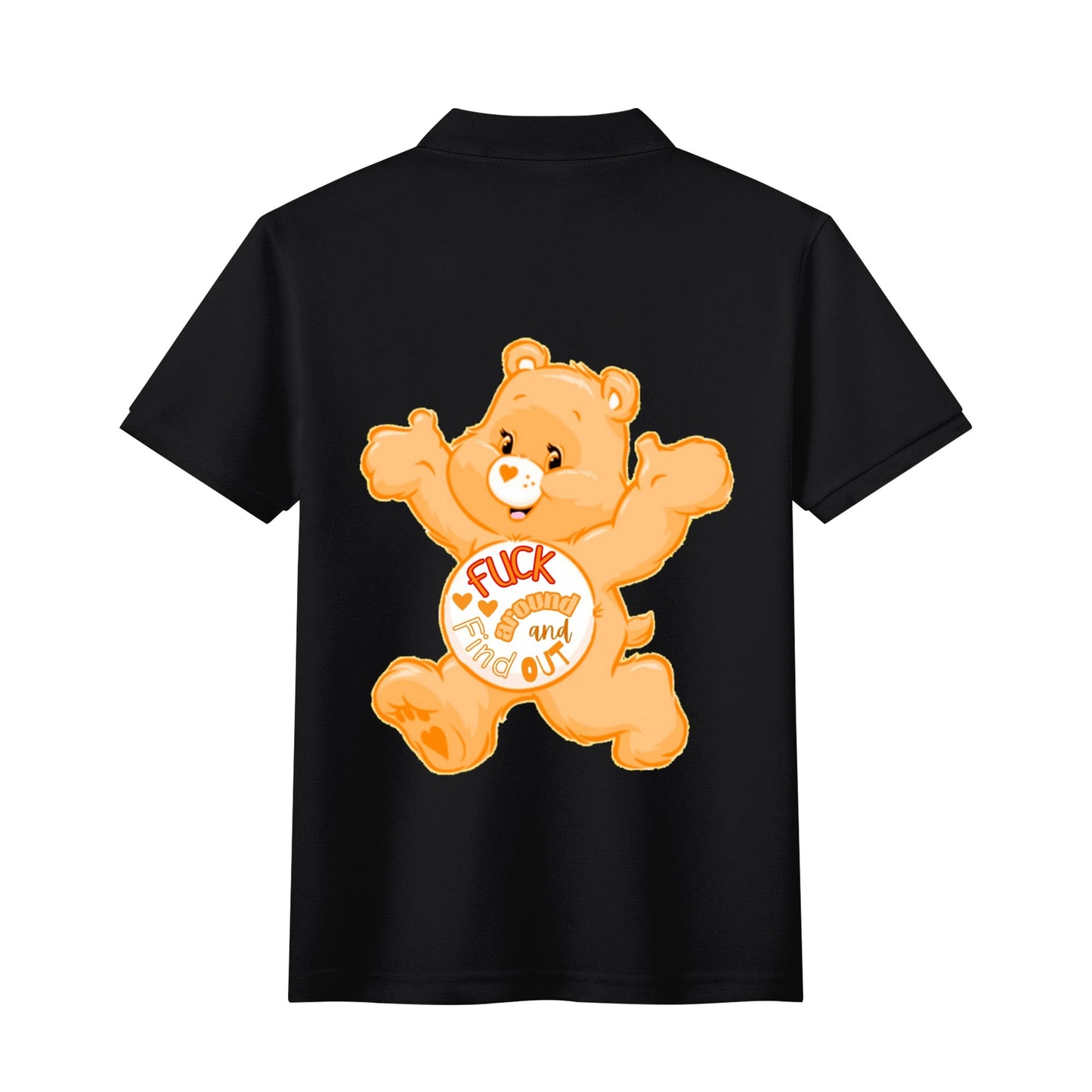 "F around and FIND OUT" - Unisex Adult Half printed Cotton Polo Shirt