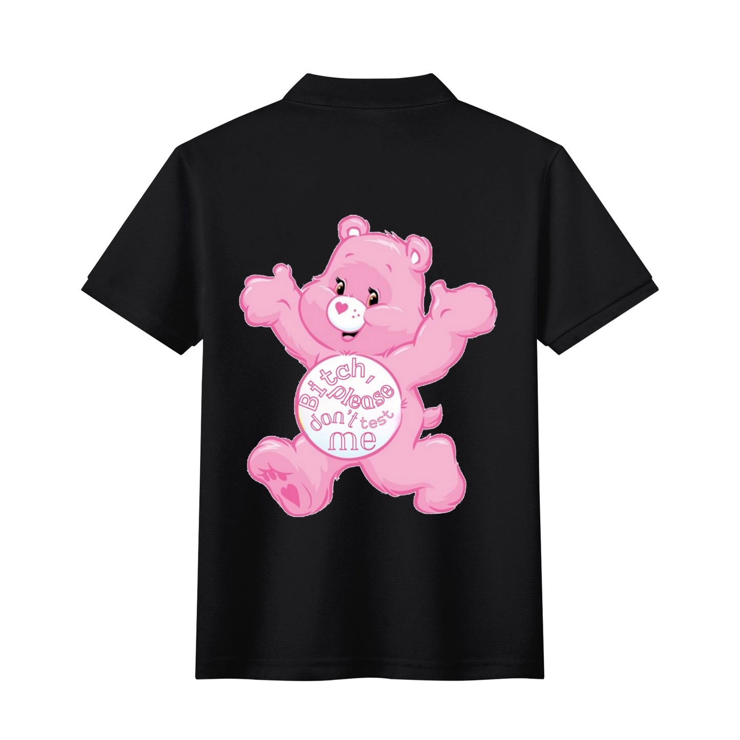 Unisex Adult Half printed Cotton Polo Shirt