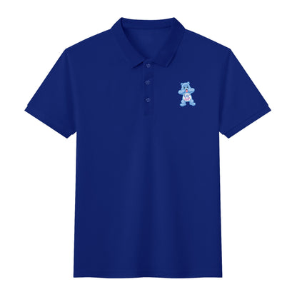 "Eat Sh*t" CareLESS Bears - Unisex Adult Half printed Cotton Polo Shirt