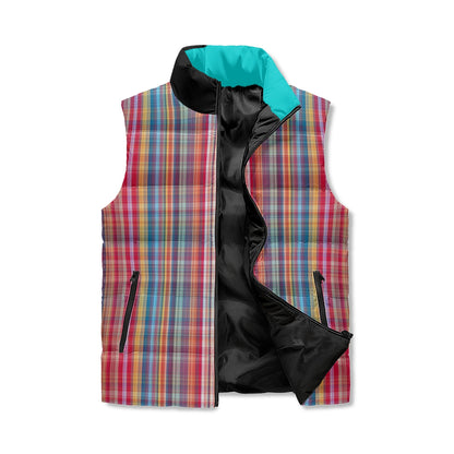 "Plaid is Cute" Puffer Vest