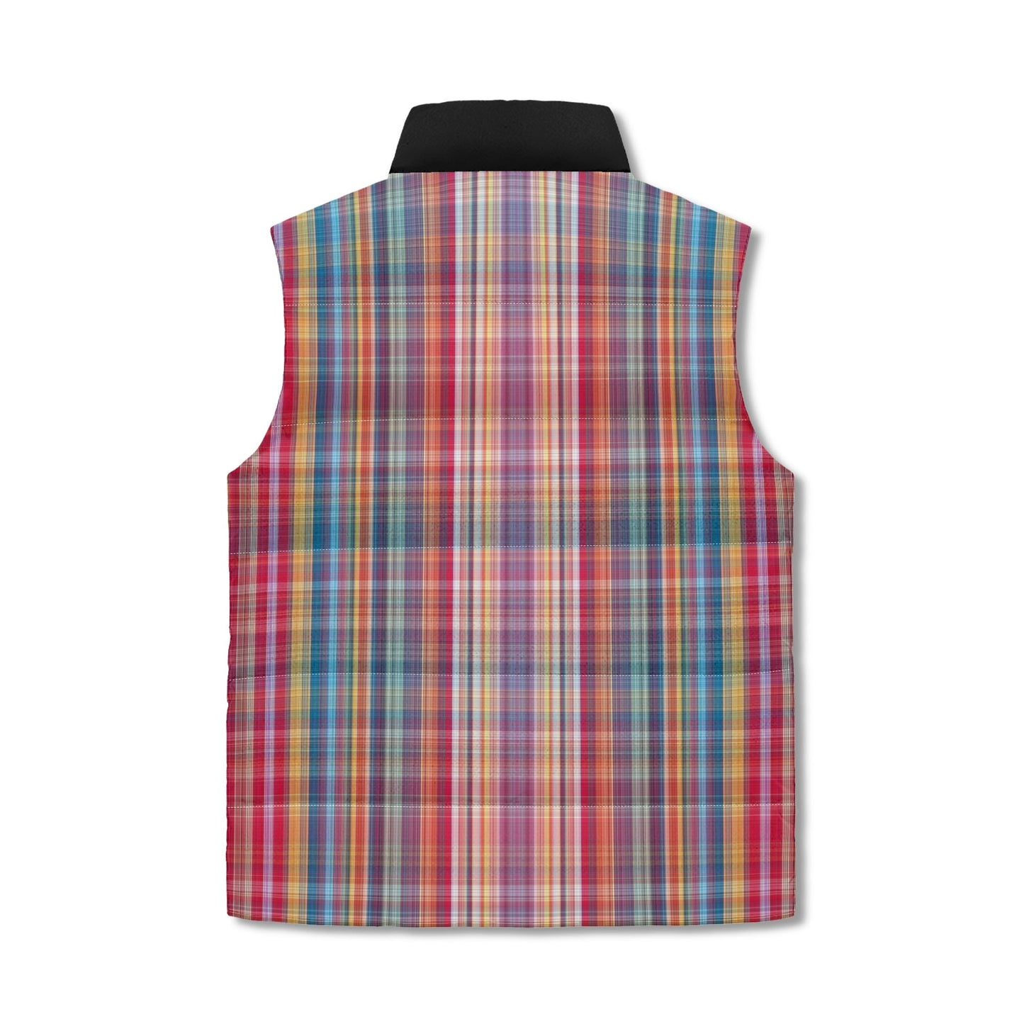 "Plaid is Cute" Puffer Vest