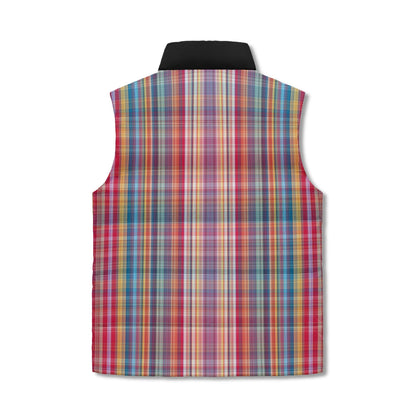 "Plaid is Cute" Puffer Vest