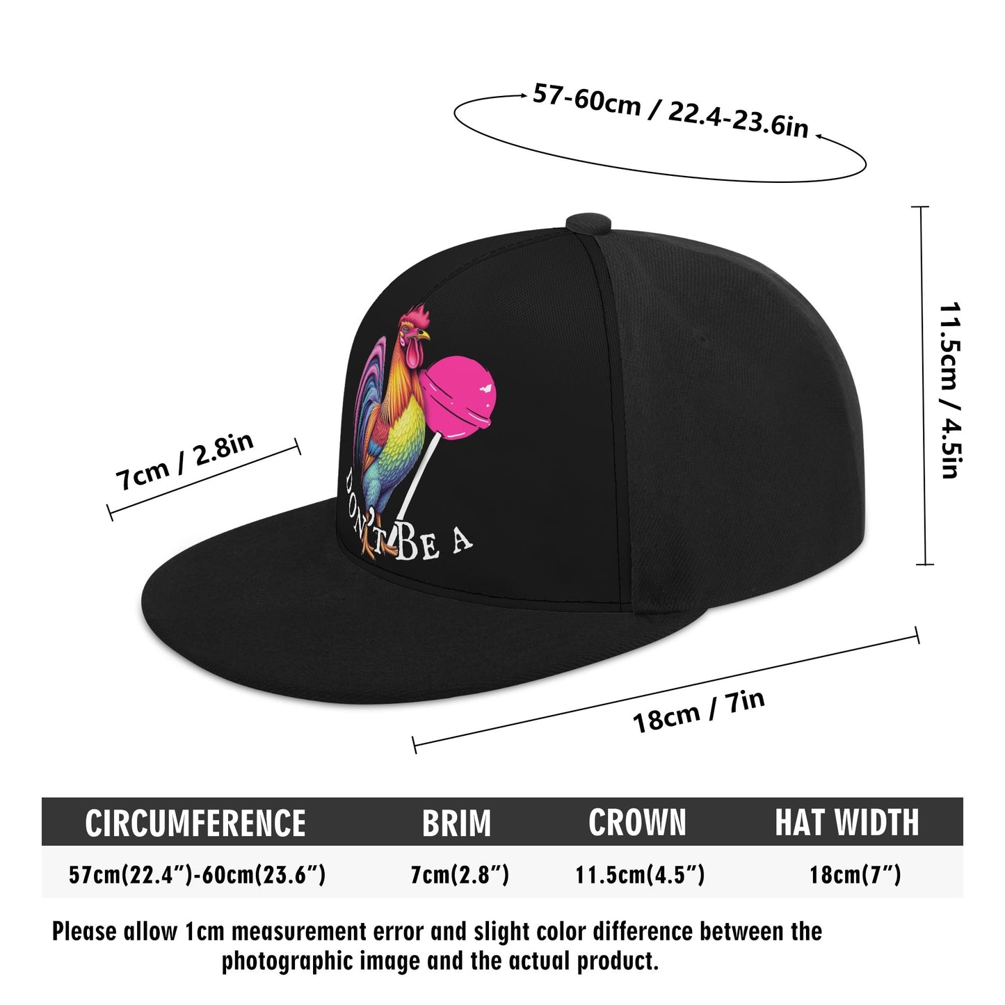 Dont be a Sucker Front Printing Casual Hip-hop Hats