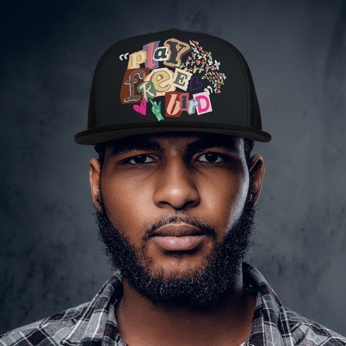 Freebird Front Printing Casual Hip-hop Hats