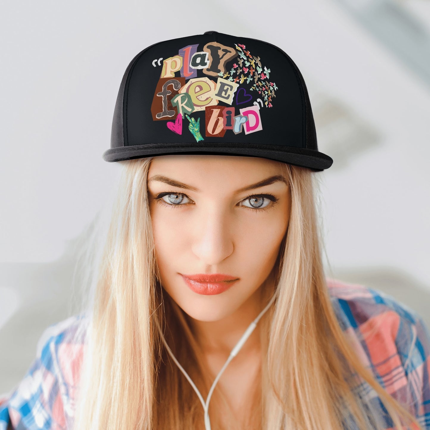 Freebird Front Printing Casual Hip-hop Hats