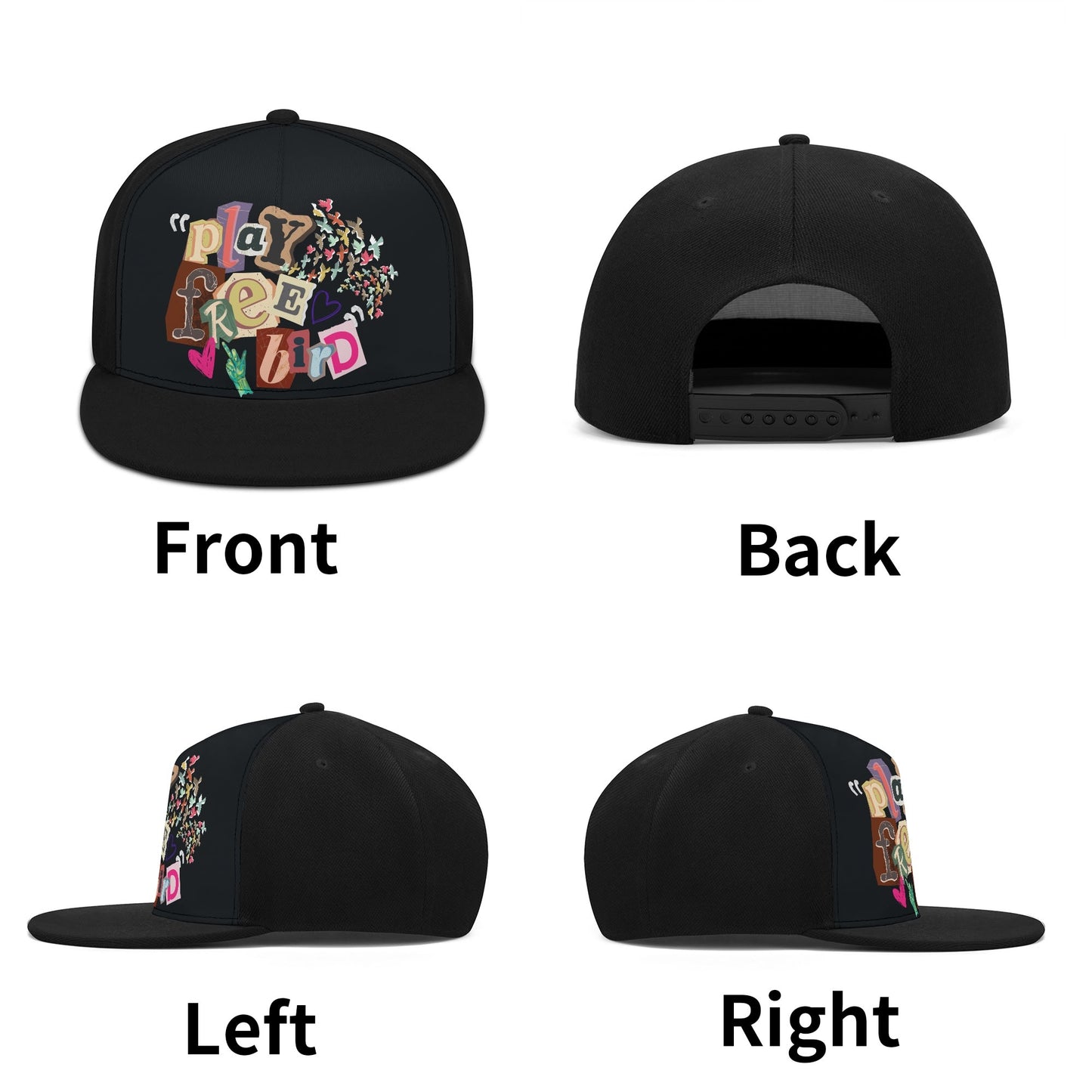 Freebird Front Printing Casual Hip-hop Hats