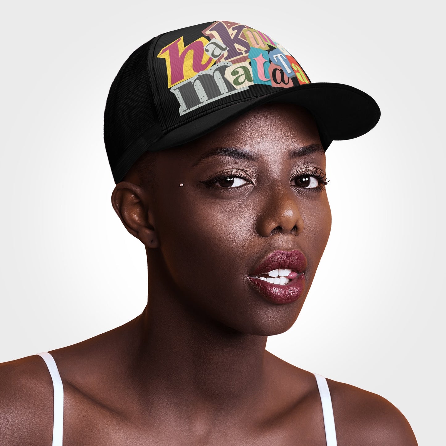 Hakuna Matata Front Printing Mesh Trucker Hats