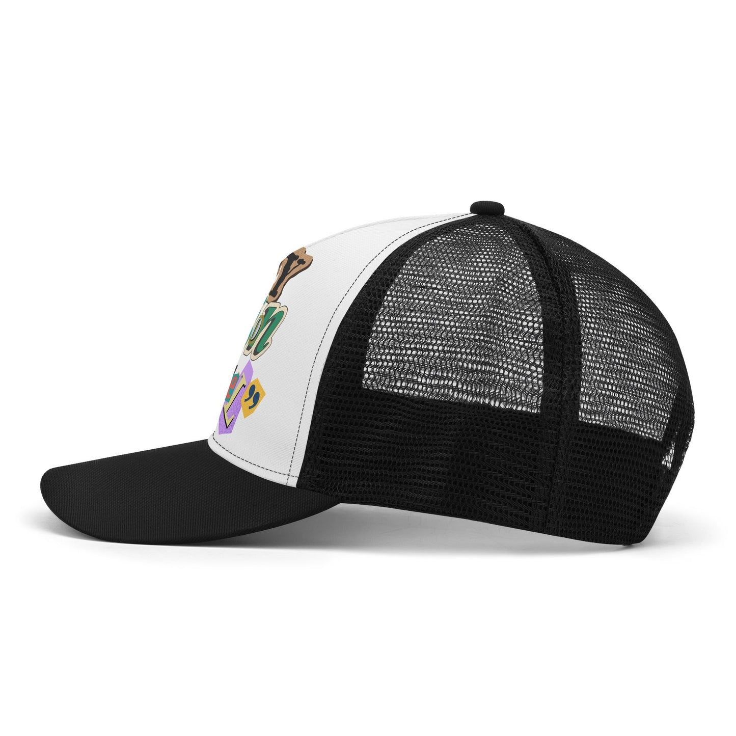 Play Wagon Wheel small print Front Printing Mesh Trucker Hats