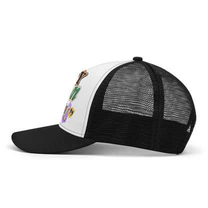 Play Wagon Wheel small print Front Printing Mesh Trucker Hats