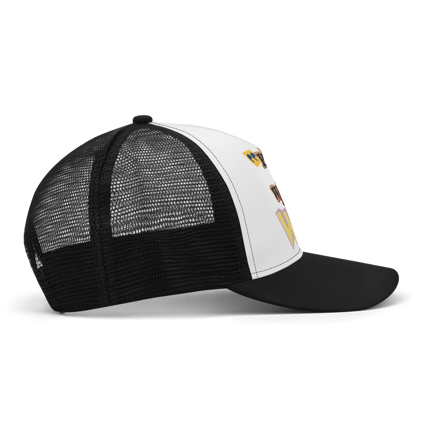Play Wagon Wheel small print Front Printing Mesh Trucker Hats