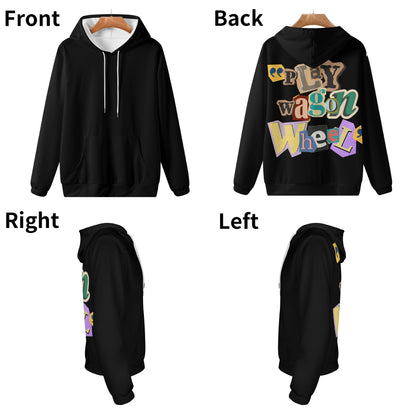 Play Wagon Wheel Mens Lightweight All Over Print Hoodie