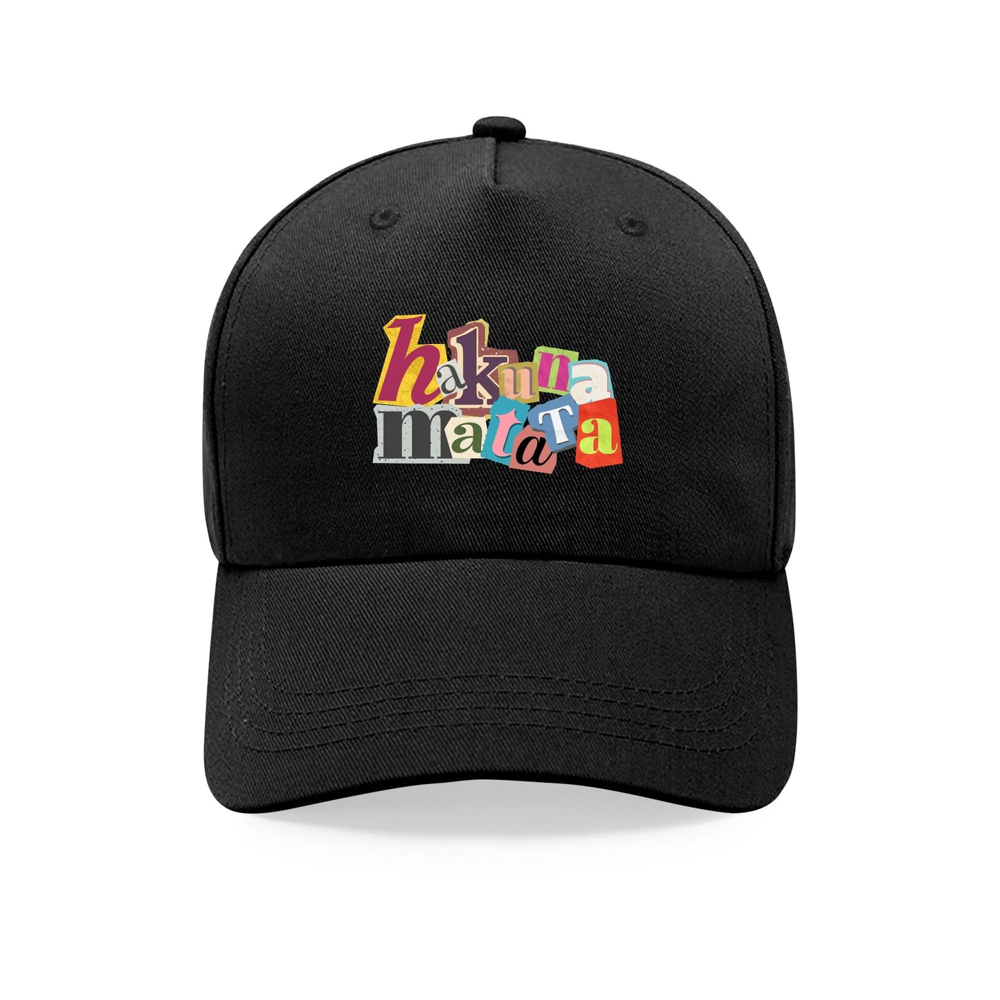 Hakuna Matata Custom Outdoor Baseball Cap Sun Hat with Front Printed