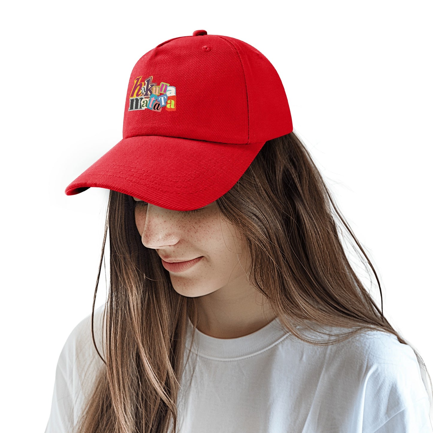 Hakuna Matata Custom Outdoor Baseball Cap Sun Hat with Front Printed