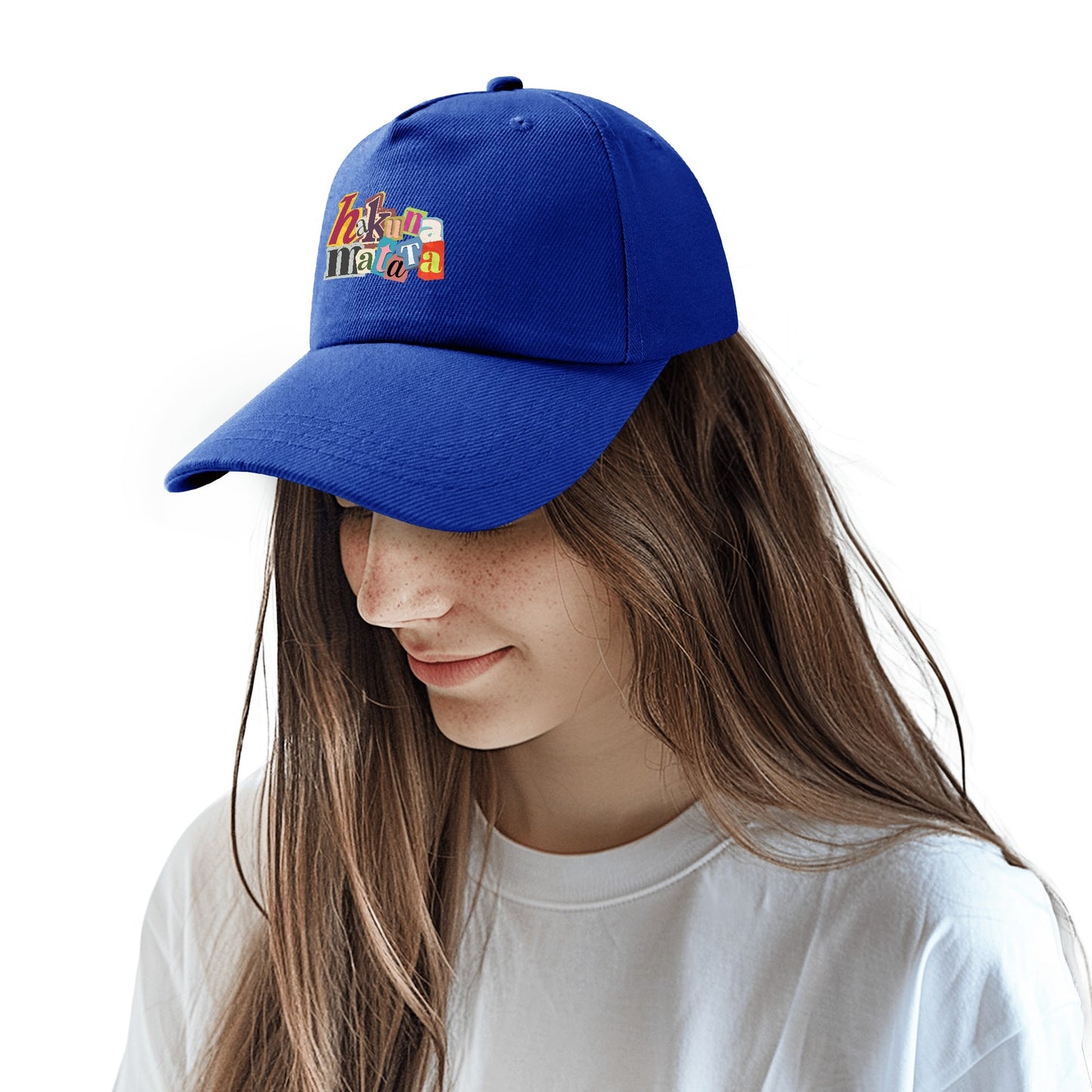 Hakuna Matata Custom Outdoor Baseball Cap Sun Hat with Front Printed