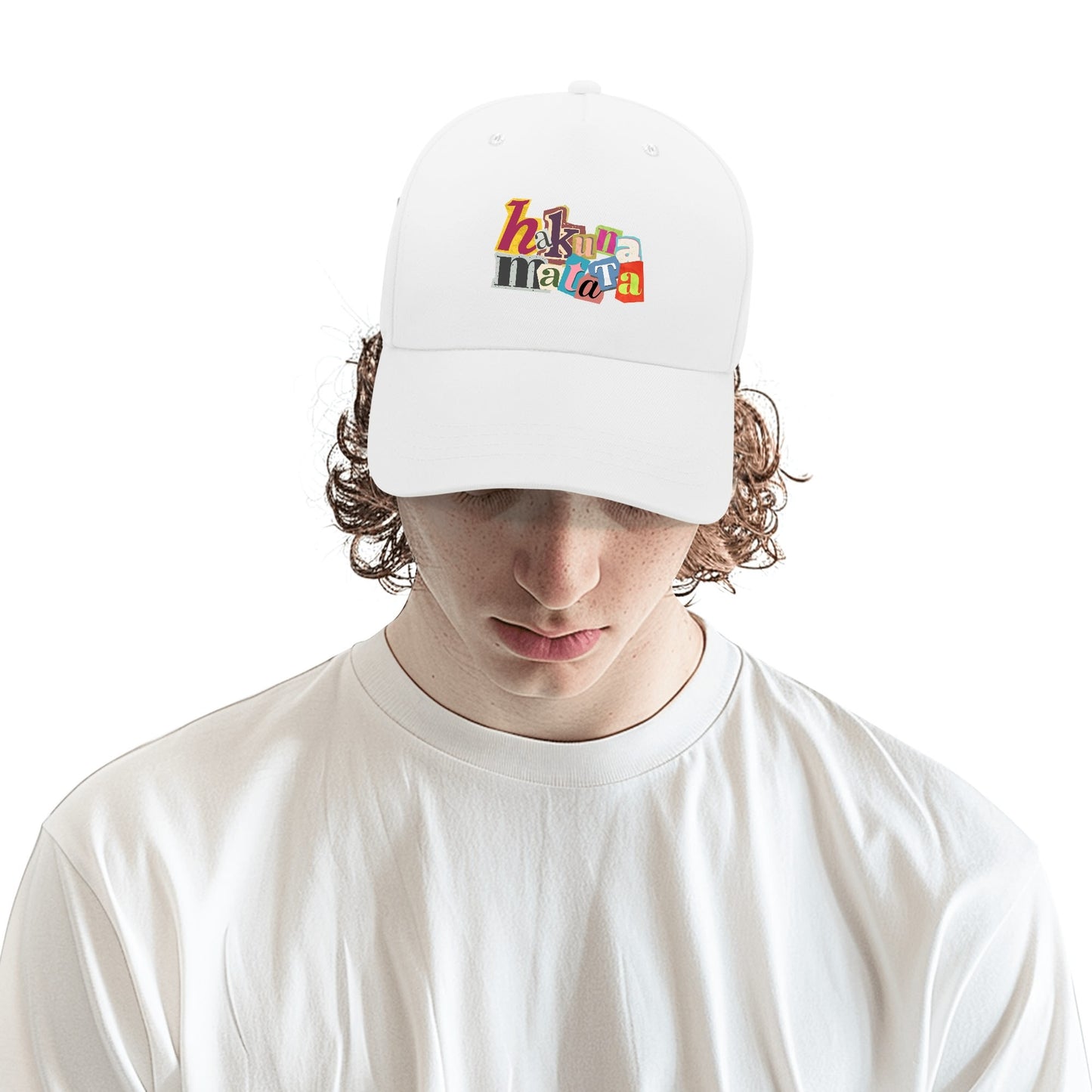 Hakuna Matata Custom Outdoor Baseball Cap Sun Hat with Front Printed