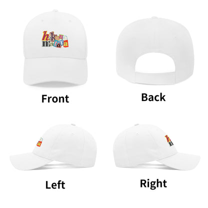 Hakuna Matata Custom Outdoor Baseball Cap Sun Hat with Front Printed