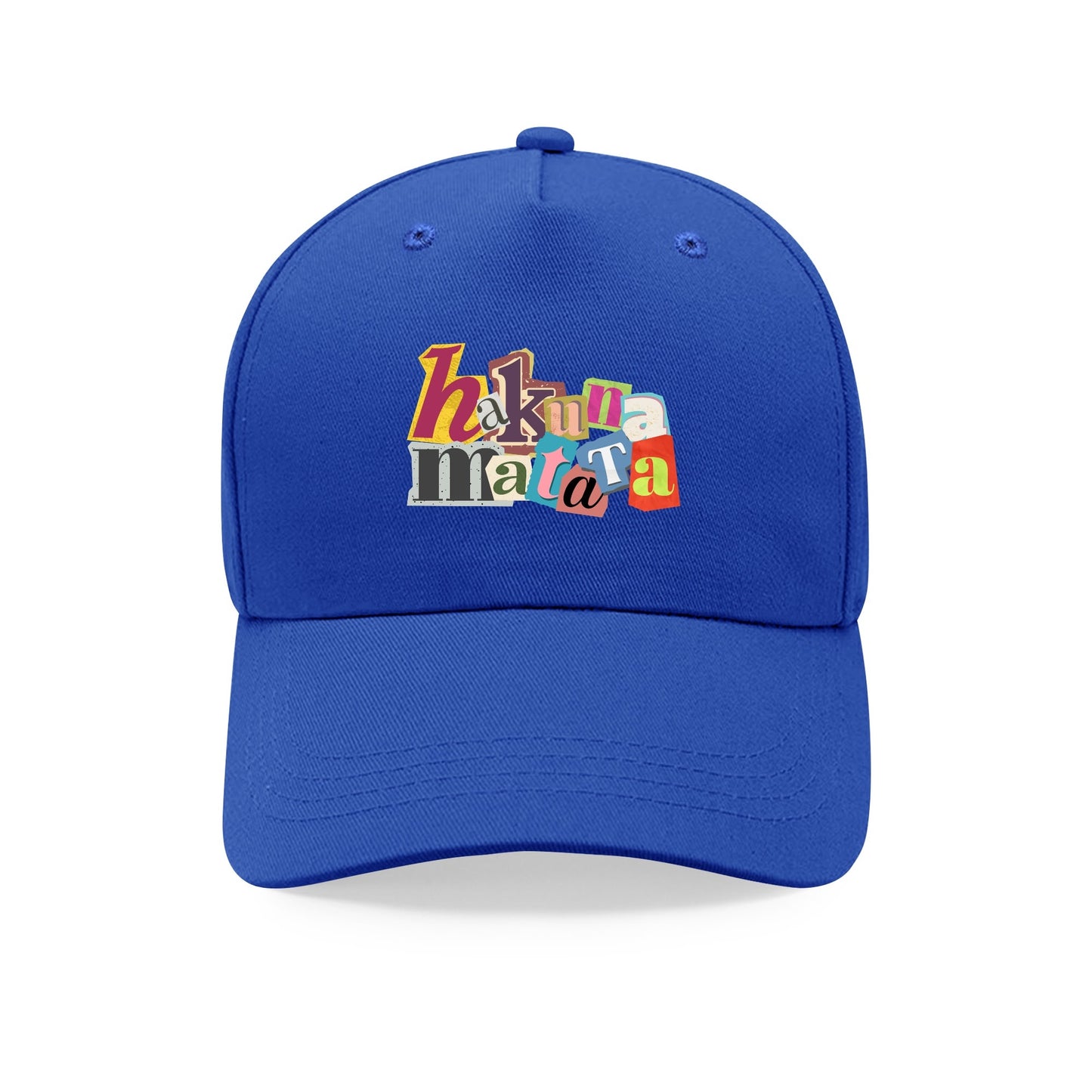 Hakuna Matata Custom Outdoor Baseball Cap Sun Hat with Front Printed