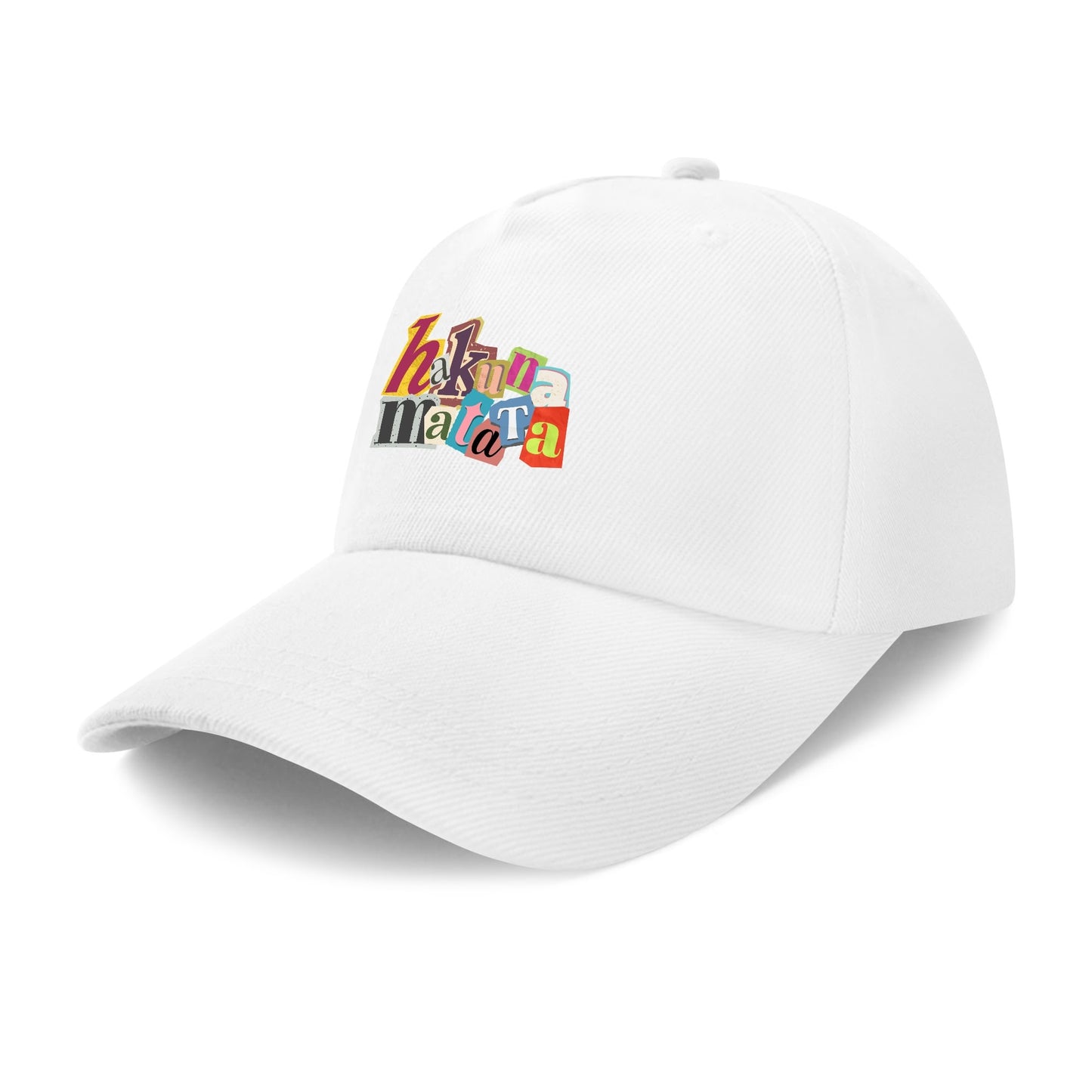 Hakuna Matata Custom Outdoor Baseball Cap Sun Hat with Front Printed