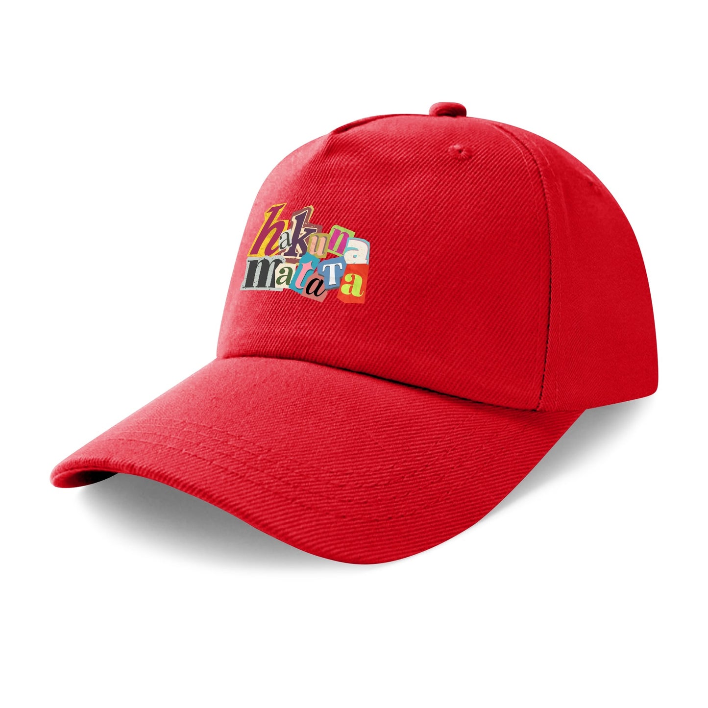 Hakuna Matata Custom Outdoor Baseball Cap Sun Hat with Front Printed