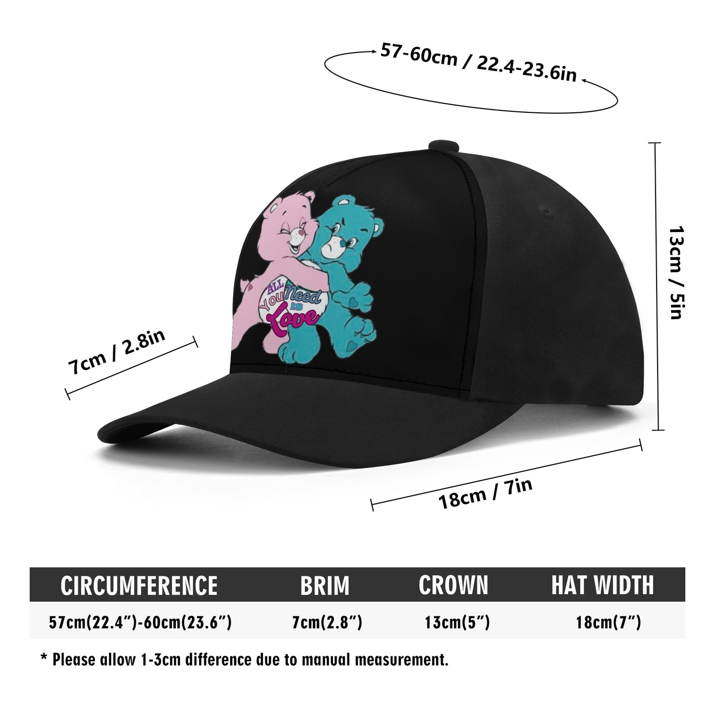Front Printing Baseball Cap