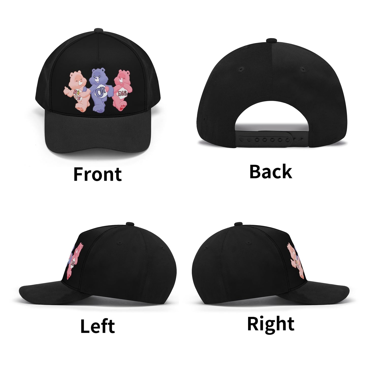Ride or Die Front Printing Baseball Cap