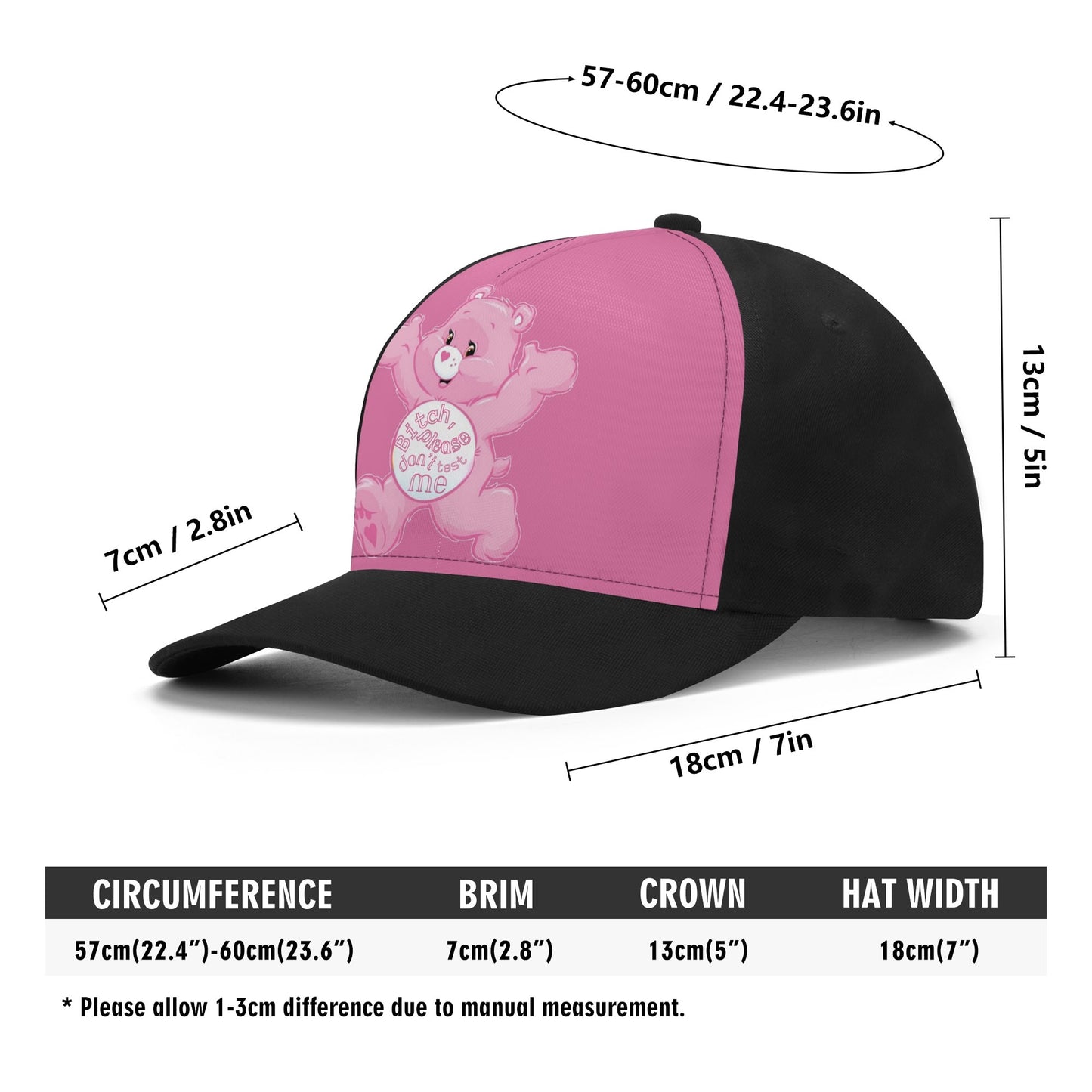 Bitch, Please Front Printing Baseball Cap