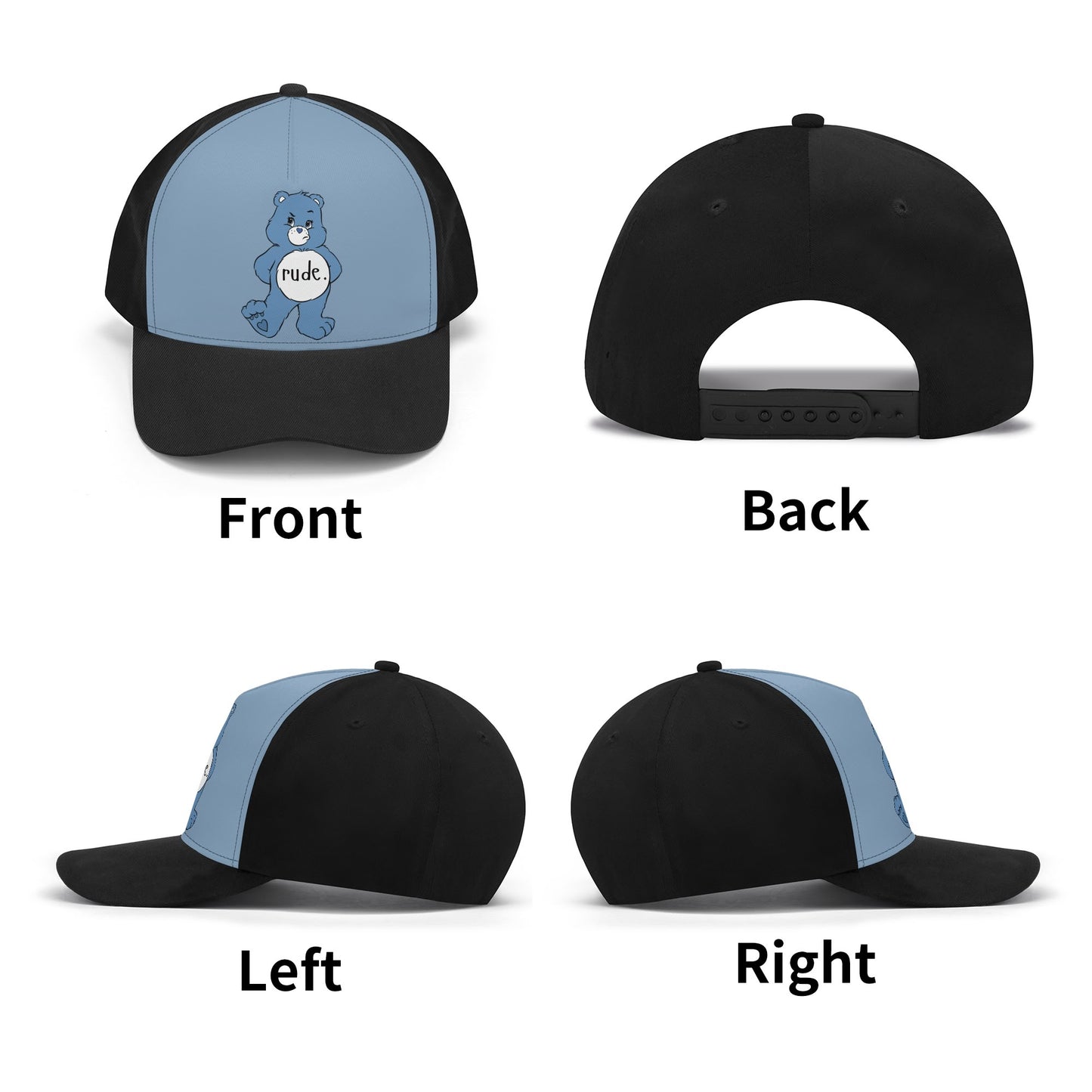 Rude Front Printing Trucker Cap