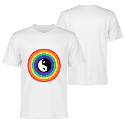 "Balance in Color" Unisex Graphic Tee (Ying Yang)