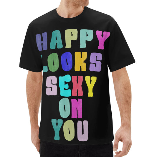 "Happy Looks Sexy" Mens Graphic Tee