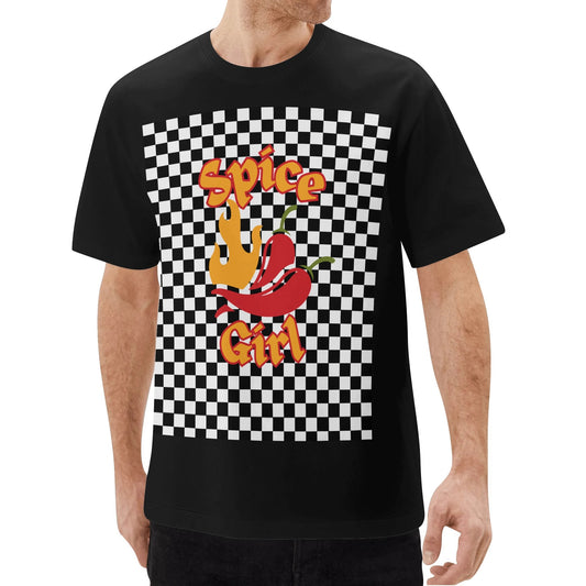 "Spice Girl Checkered" Unisex Graphic Tee